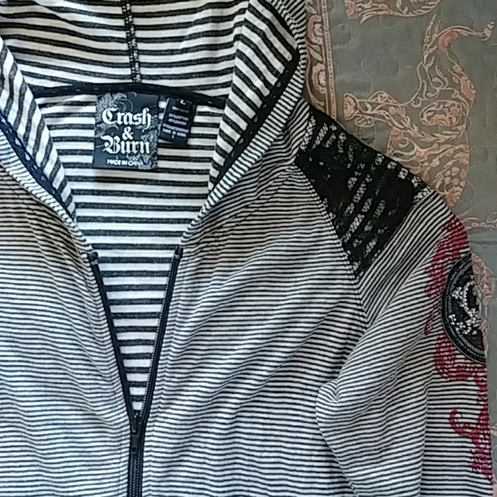 Crash & Burn lightweight hoodie